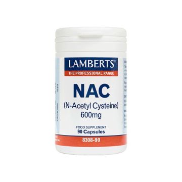 Lamberts NAC (Ν-ακέτυλο-κυστείνη) 600mg 60 κάψουλες 