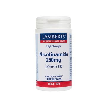 Lamberts Nicotinamide 250mg (Vitamin B3) 100 tabs