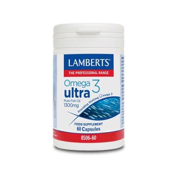 Lamberts Omega 3 Ultra Pure Fish Oil 1300 mg 60 caps