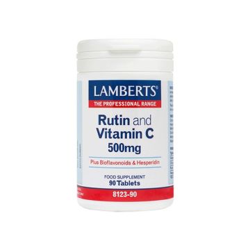 Lamberts Rutin and Vitamin C 500 mg Με προσθήκη βιοφλαβονοειδών 90 tabs