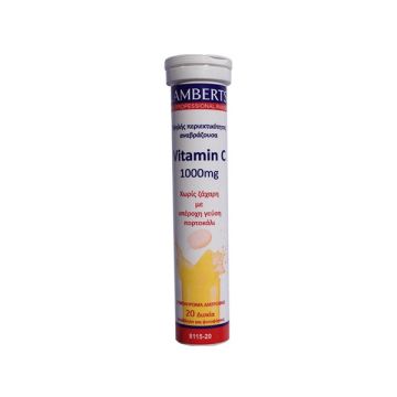 Lamberts Vitamin C 1000mg 20 Αναβράζοντα Δίσκια