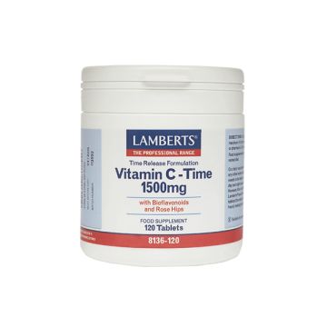 Lamberts Vitamin C Time Release 1500mg 120 tabs