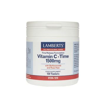 Lamberts Vitamin C Time Release 1500mg 120 tabs