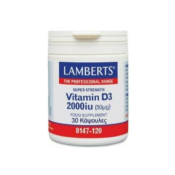 Lamberts Vitamin D3 2000 IU 30 caps