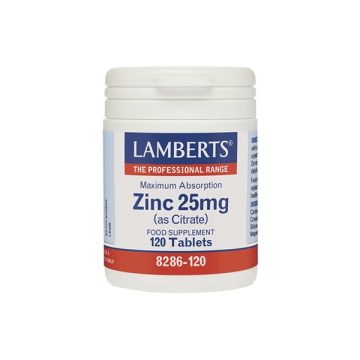 Lamberts Zinc Citrate 25 mg 120 tabs