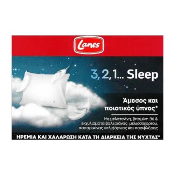 Lanes 3,2,1... Sleep 30 caps, Συμπλήρωμα Διατροφής για Άμεσο & Ποιοτικό Ύπνο 30 κάψουλες