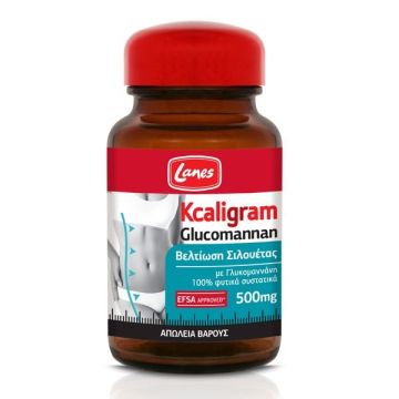 Lanes Kcaligram Glucomannan 500mg 60caps