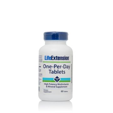 LIFE EXTENSION ONE PER DAY 60 VEG TABS