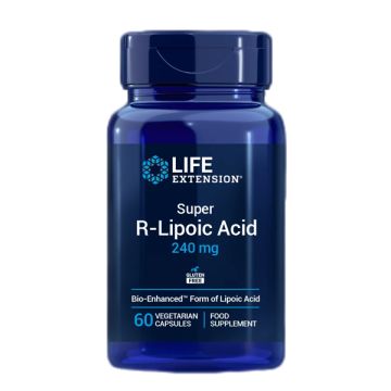 Life Extension Super R-Lipoic Acid 240mg Gluten Free 60 caps
