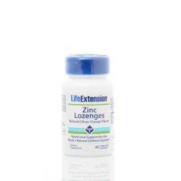 LIFE EXTENSION ZINC GLUCONATE LOZENGES -24MG. 60