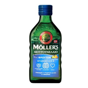 NATURE'S PLUS MOLLER'S ΜΟΥΡΟΥΝΕΛΑΙΟ TUTTI FRUTTI, ΠΑΡΑΔΟΣΙΑΚΟ ΜΟΥΡΟΥΝΕΛΑΙΟ ΣΕ ΥΓΡΗ ΜΟΡΦΗ ΜΕ ΓΕΥΣΗ ΤΟΥΤΙ ΦΡΟΥΤΙ, 250ml 