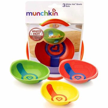 Munchkin Μπωλ Γεύματος με Ένδειξη Θερμότητας 3 Τμχ