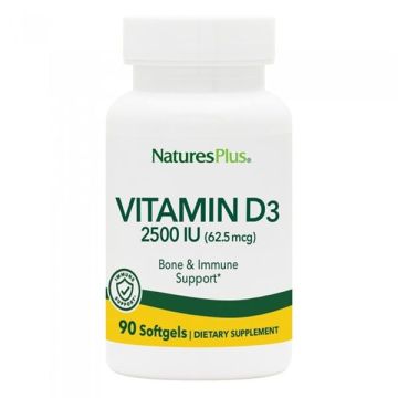 Natures Plus Vitamin D3 2500 IU 90softgels
