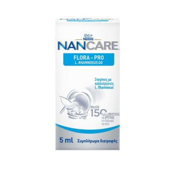 Nestle NanCare Flora Pro Συμπλήρωμα Διατροφής με Σταγόνες με Καλλιέργειες L.Rhamnosus 5ml