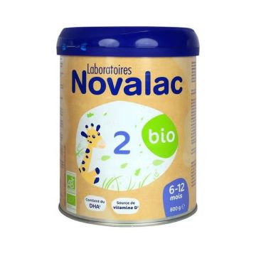 Novalac Bio 2 Βιολογικό γάλα σε σκόνη 2ης βρεφικής ηλικίας απο τον 6ο έως τον 12ο μήνα 800gr