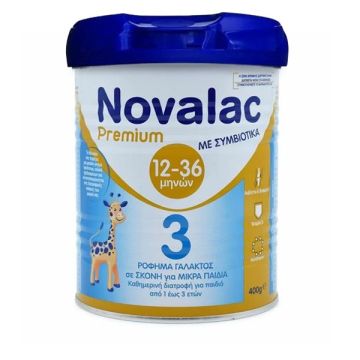 Novalac Premium Νο 3 Γάλα με Συμβιοτικά Για Ηλικίες 12-36 Μηνών 800gr