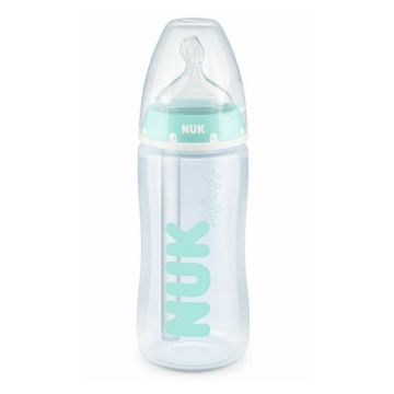 Nuk Πλαστικό Μπιμπερό Professional Temperature Control Κατά των Κολικών με Θηλή Σιλικόνης για 0-6 μηνών 300ml