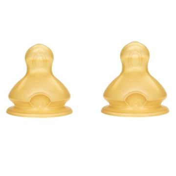 Nuk First Choice+ Θηλή Latex Medium 6m+ 2τεμ