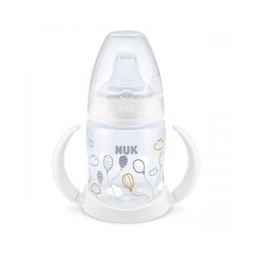 Nuk Εκπαιδευτικό Μπιμπερό με Λαβές First Choice 6m+ 150ml 