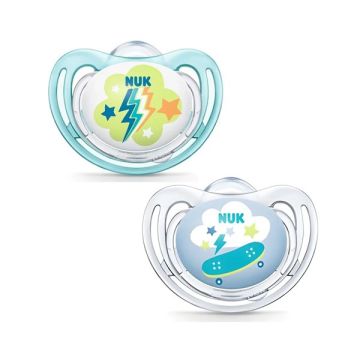 Nuk Freestyle Πιπίλα Σιλικόνης 18-36m, 2τμχ
