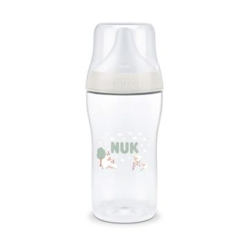  Nuk Perfect Match 3m+ Πλαστικό Μπιμπερό Με Θηλή Σιλικόνης Sheep 260ml