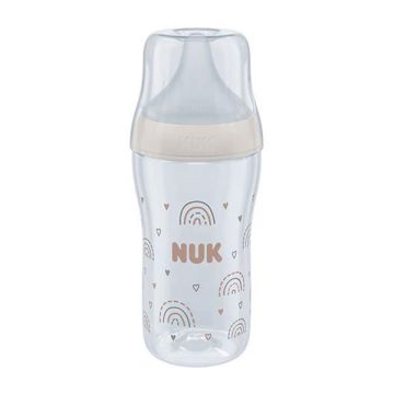 Nuk Μπιμπερό Perfect Match Rainbow με Θηλή Σιλικόνης 3m+ 260ml 