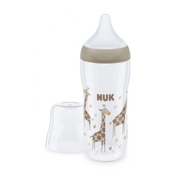 Μπιμπερό Nuk Perfect Match Temperature control PP XL 6m+ Καμηλοπάρδαλη 360ml