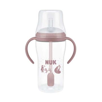NUK Perfect Match Εκπαιδευτικό Ποτήρι Κοάλα με Καλαμάκι Σιλικόνης 8m+ 260ml