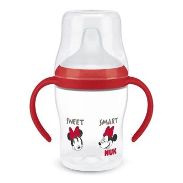 Nuk Perfect Match Εκπαιδευτικό Μπιμπερό με Ρύγχος Minnie 6+ Μηνών 150ml
