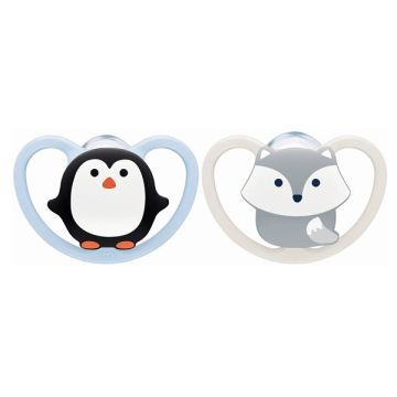 Nuk Space Σιλικόνης 0-6m 1τμχ