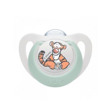 Nuk Star Ορθοδοντική Πιπίλα Σιλικόνης 0-6 Μηνών Disney