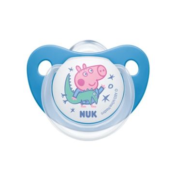 NUK Silicone Πιπίλα Σιλικόνης Peppa Pig 6-18 μηνών 1τμχ. 