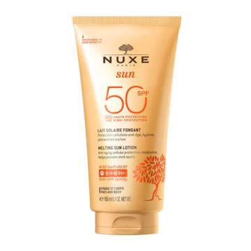 Nuxe Sun Melting Lotion High Protection SPF50 Αντιηλιακό Γαλάκτωμα Προσώπου & Σώματος 150ml