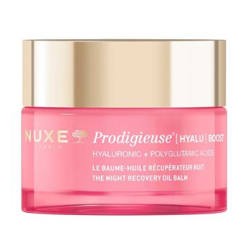 Nuxe Prodigieuse Hyalu Boost The Night Recovery Oil Balm Κρέμα Νυκτός για Βαθιά Ενυδάτωση & Λάμψη 50ml