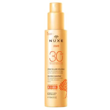 Nuxe Delicious Sun Spray High Protection SPF30 Αντηλιακό Γαλάκτωμα για Πρόσωπο & Σώμα 150ml