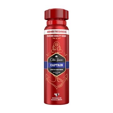 OLD SPICE CAPTAIN DEODORANT BODY SPRAY 150ml