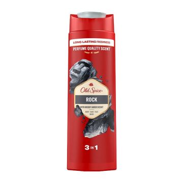 OLD SPICE ROCK WITH CHARCOAL ΑΦΡΟΛΟΥΤΡΟ & ΣΑΜΠΟΥΑΝ ΓΙΑ ΑΝΔΡΕΣ 400ml