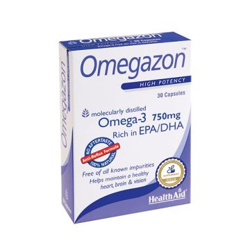 Health Aid Omegazon Omega-3 High Potency 750mg 30 μαλακές κάψουλες