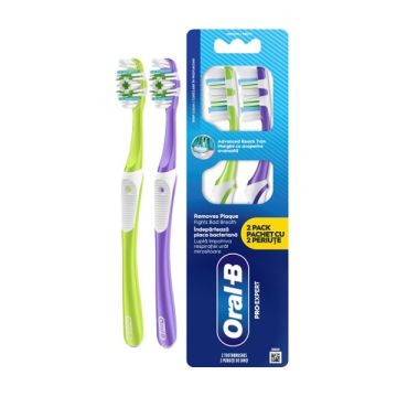 Oral-B Pro-Expert Deep Clean Οδοντόβουρτα Medium 2τμχ
