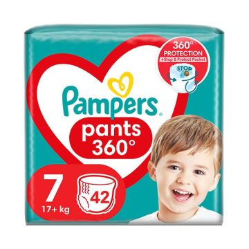 Pampers Pants Πάνα-βρακάκι Μέγεθος 7 - 42 Πάνες-Βρακάκι