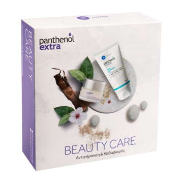 Medisei Panthenol Extra Promo Pack Face & Eye Cream Αντιρυτιδική Κρέμα για Πρόσωπο & Μάτια, 50ml & Face Cleansing Gel Τζελ Καθαρισμού Προσώπου, 150ml