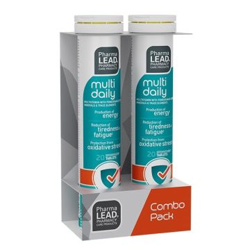 Pharmalead Combo Pack Multi Daily & Multi Daily 2x20 αναβράζοντα δίσκια