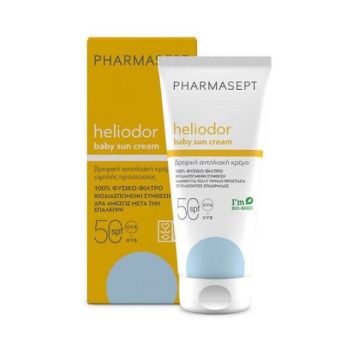 Pharmasept Heliodor Baby Sun Cream Spf50 Βρεφική Αντηλιακή Κρέμα Υψηλής Προστασίας 100ml