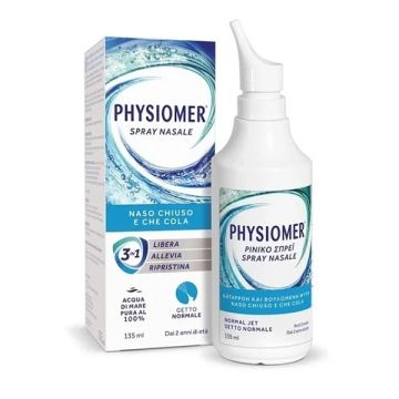  Physiomer Normal Jet Ρινικό Σπρέι 3 σε 1 από 2 ετών 135ml 
