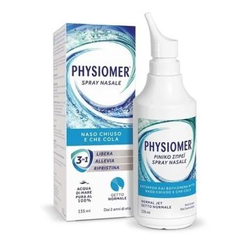  Physiomer Normal Jet Ρινικό Σπρέι 3 σε 1 από 2 ετών 135ml 