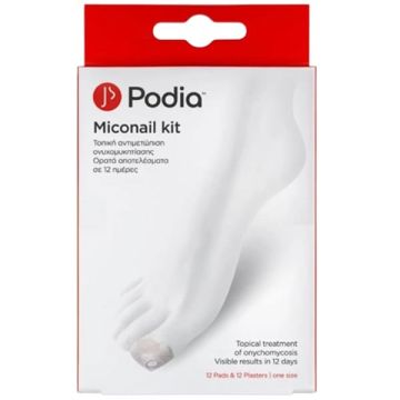 Podia Miconail Kit Επιθέματα για την Αντιμετώπιση της Ονυχομυκητίασης 12τμχ