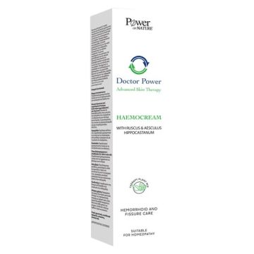 Power of Nature Haemocream Μαλακτική Κρέμα με Ρούσκο & Ιπποκάστανο για τις Αιμορροΐδες 50ml