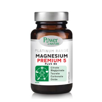 Power of Nature Platinum Range Magnesium Premium 5 60caps