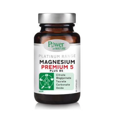 Power of Nature Platinum Range Magnesium Premium 5 60caps