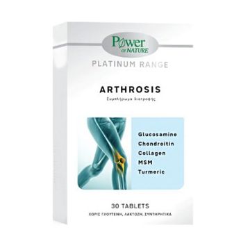Power Health Platinum Range Arthrosis Με Θειική Γλυκοζαμίνη 30tabs
